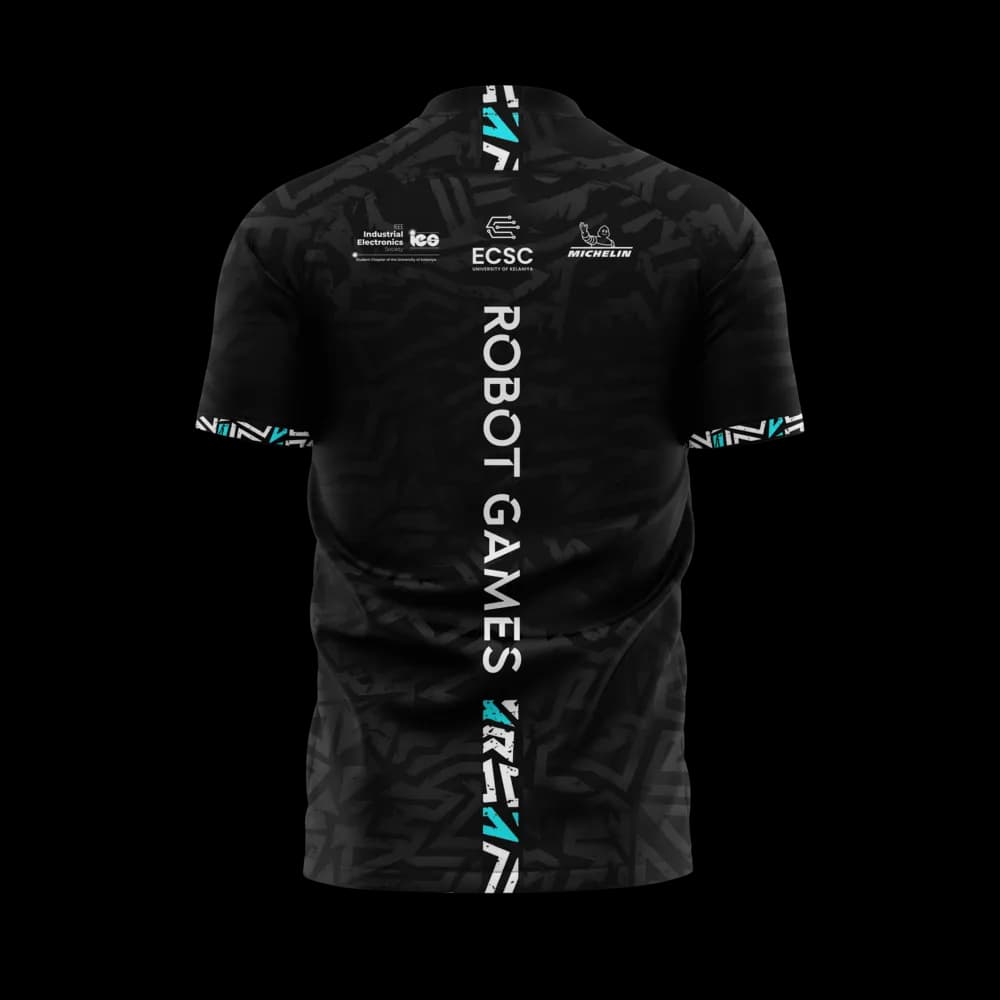 Official UOK Robot Games 2K26 Jersey — Back Arena Graphics View